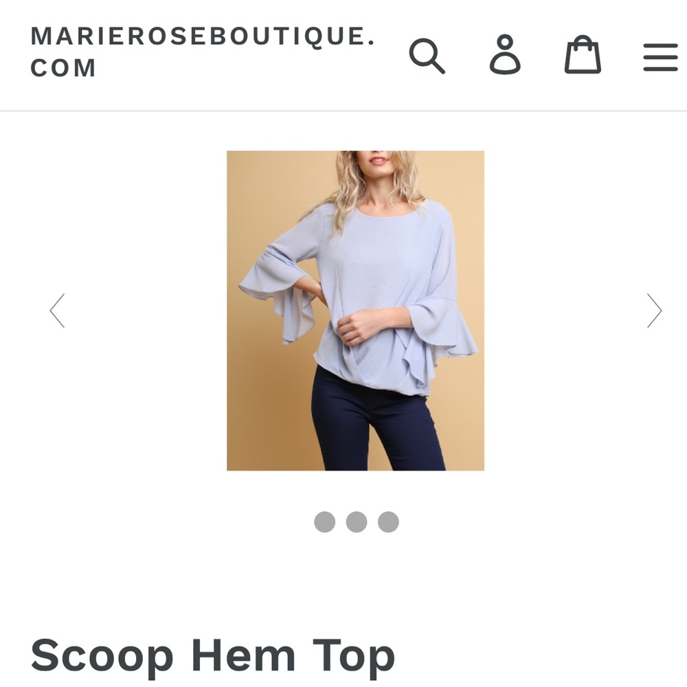 Scoop Hem Top